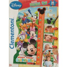 Boy Ölçme Cetvelli Mickey Mouse Puzzle Çocuk Pazıl