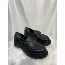 Hco Shoes Halkalı Siyah Laofer