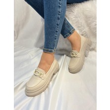 Hco Shoes Halkalı Krem Laofer