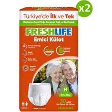 Freshlife Medium Emici Külot 30’lu 2 Paket (60 Adet)