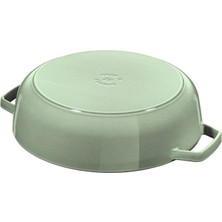 Staub La Cocotte 28 cm  Demir Döküm Sote Tenceresi Chistera Adaçayı