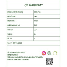 Vitaglow Natural Foods Çiğ Karabuğday Glütensiz