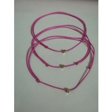 Minik Adımlar Şans Bilekliği Kare Boncuk Paraşüt Ip