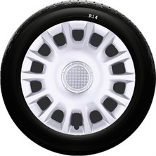 Drs Tuning Honda Uyumlu 14 Inc Kırılmaz Sks Jant Kapağı 1 Takım 4 Adet NO:214