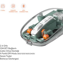 Aggiy AG-M05 2.4 Ghz Bt+Wireless Mouse