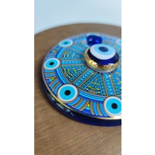 Poli Art Design Cam Nazar 3D Boncuğu Taş D10,5 Cm. | Dekoratif Duvar Süsü