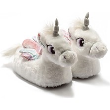 Twigy Lea Çocuk Hayvanlı Panduf Beyaz 21/27