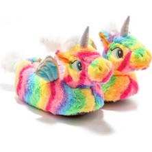 Twigy Rainbow Kadın Hayvanlı Panduf Renkli 36/41