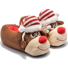 Twigy Nano Erkek Hayvanlı Panduf Kahverengi 41/46