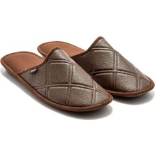 Twigy Zico Erkek Ev Terliği Kahverengi 41/46