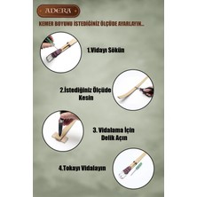 Adera Siyah 4 cm Spor Erkek Kemer