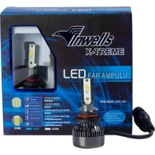 Inwells X-Treme 9005 (Hb3) LED Xenon Yeni Nesil 6 Çipli 10.000 Lümen