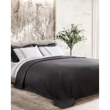 Madame Coco Somme Çift Kişilik 7 Parça Çeyiz Seti - Antrasit