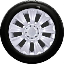 Drs Tuning Hyundai Uyumlu 16 Inc Kırılmaz Sks Jant Kapağı 1 Takım 4 Adet No:424