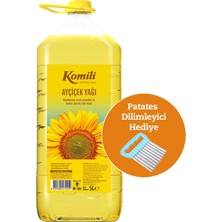 Komili Ayçiçek Yağı 5 Lt Pet + Patates Dilimliyici Hediyeli