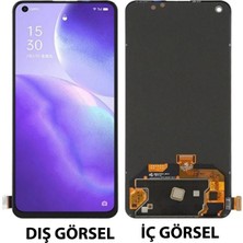 Teknonet Oppo Reno 5 Uyumlu Oled Lcd+Dokunmatik (Siyah) NT-108110