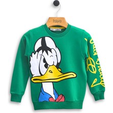 Triliya Çocuk Eşofman Takımı-Disney Baskılı 3-9 Yaş Bisiklet Yaka Cepli Mevsimlik Lüks ve Ekonomik