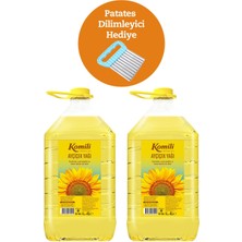 Komili Ayçiçek Yağı 4 Lt Pet * 2 + Patates Dilimliyici Hediyeli