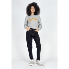Lee Cooper Marlyn Yüksek Bel Rahat Kesim Daralan Paça Romruen Rinse Kadın Jean Pantolon