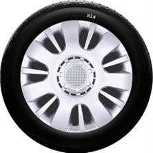 Drs Tuning Kia Uyumlu 14 Inç Kırılmaz Sks Jant Kapağı 1 Takım 4 Adet NO:222