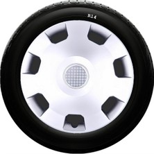 Drs Tuning Kia Uyumlu 14 Inç Kırılmaz Sks Jant Kapağı 1 Takım 4 Adet NO:207