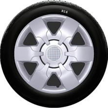Drs Tuning Kia Uyumlu 16 Inc Kırılmaz Sks Jant Kapağı 1 Takım 4 Adet NO:413