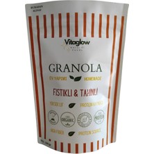 Vitaglow Natural Foods Granola Fıstık & Tahin (250 Gr.) Katkısız , Sağlıklı Atıştırmalık