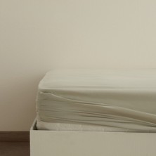 Karaca Home Basic  Pamuk Tek Kişilik Lastikli Çarşaf Adaçayı