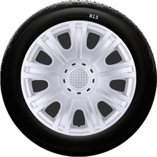 Drs Tuning Opel Uyumlu 15 Inç Kırılmaz Sks Jant Kapağı 1 Takım 4 Adet NO:319