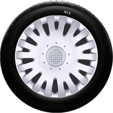 Drs Tuning Opel Uyumlu 14 Inç Kırılmaz Sks Jant Kapağı 1 Takım 4 Adet NO:211
