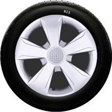 Drs Tuning Opel Uyumlu 15 Inc Kırılmaz Sks Jant Kapağı 1 Takım 4 Adet NO:331