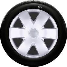 Drs Tuning Seat Uyumlu 15 Inç Kırılmaz Sks Jant Kapağı 1 Takım 4 Adet NO:308