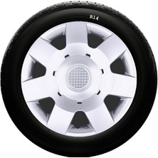 Drs Tuning Renault Uyumlu 14 Inc Kırılmaz Sks Jant Kapağı 1 Takım 4 Adet No:219