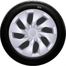 Drs Tuning Seat Uyumlu 16 Inç Kırılmaz Sks Jant Kapağı 1 Takım 4 Adet NO:416