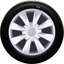 Drs Tuning Skoda Uyumlu 15 Inç Kırılmaz Sks Jant Kapağı 1 Takım 4 Adet NO:316