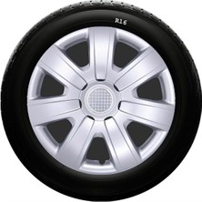 Drs Tuning Skoda Uyumlu 16 Inc Kırılmaz Sks Jant Kapağı 1 Takım 4 Adet NO:415