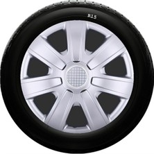 Drs Tuning Skoda Uyumlu 15 Inç Kırılmaz Sks Jant Kapağı 1 Takım 4 Adet NO:325