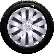 Drs Tuning Skoda Uyumlu 16 Inc Kırılmaz Sks Jant Kapağı 1 Takım 4 Adet NO:409