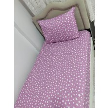 Mert Collection Çarşı Tek Kişilik Ara Beden Lastikli Çarşaf Takımı 120X200 Yıldız Desen