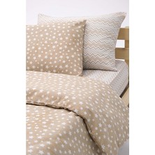Mert Collection Çarşı Tek Kişilik Ara Beden Lastikli Çarşaf Takımı 120X200 Yıldız Desen