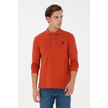 U.S. Polo Assn. Erkek Kiremit Basic Sweatshirt 50289062-VR031