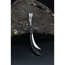 Prestige Gümüş Zülfikar Erkek Kolye Ucu 925 Ayar Gümüş Hz Ali’nin Kılıcı 901264