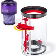 Dyson V11 V15 SV14 SV15 SV22 Elektrikli Süpürge Toz Haznesi Için Hepa Filtreli Yükseltilmiş Hazne Değişimi (Yurt Dışından)
