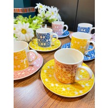 Creart Home Lily 6 Lı Kahve Fincanı Seti MTFK.0086