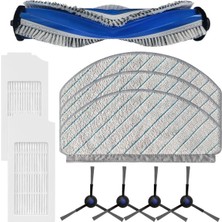 Ecovacs Deebot N20/N20 PLUS/N20 Pro Plus Robot Süpürge Yedek Parçaları Ana Yan Fırça Hepa Filtre Paspas Bezi (Yurt Dışından)