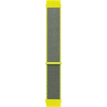 Microsonic Xiaomi Redmi Watch 5 Active Hasırlı Kordon Woven Sport Loop Sarı
