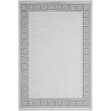 Karmen Halı Zenith ZN001A Gri Antrasit Kenar Çerçeveli Modern Parlak Yumuşak Kadife Ince  Salon