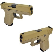 We Aırsoft Glock G19 Gen5 Tan Gbb Aırsoft Tabanca