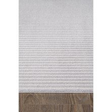 Karmen Halı Trend TR011A Gri Geometrik Detaylı Akrilik Yumuşak Salon  Oturma Odası Halısı