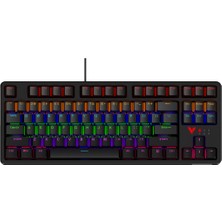 Rapoo V500PRO-87 87 Tuş Mekanik Rgb Ingilizce Klavye (RP-V500PRO-87)